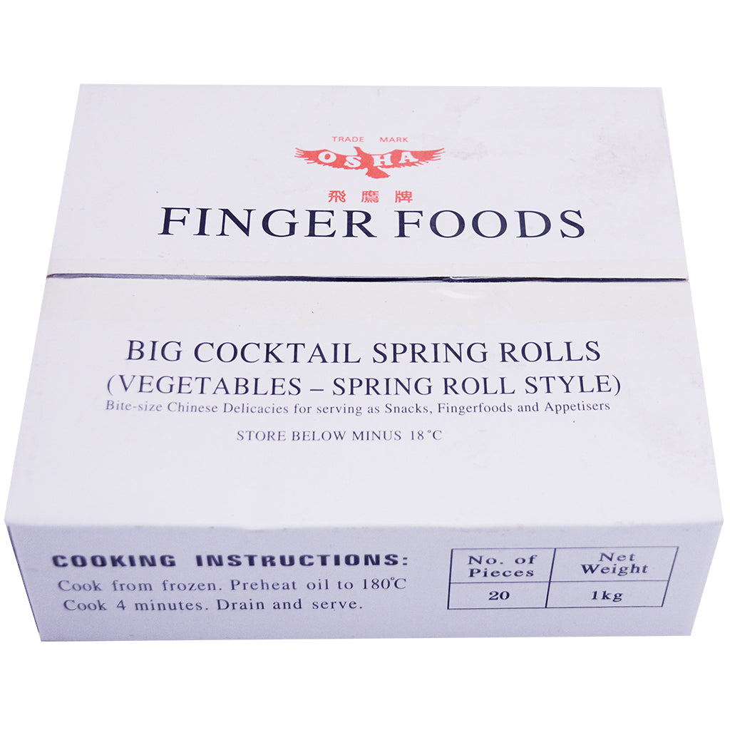 OSHA FRZ Big Cocktail Spring Roll 10Box*20pc*50g (Carton)