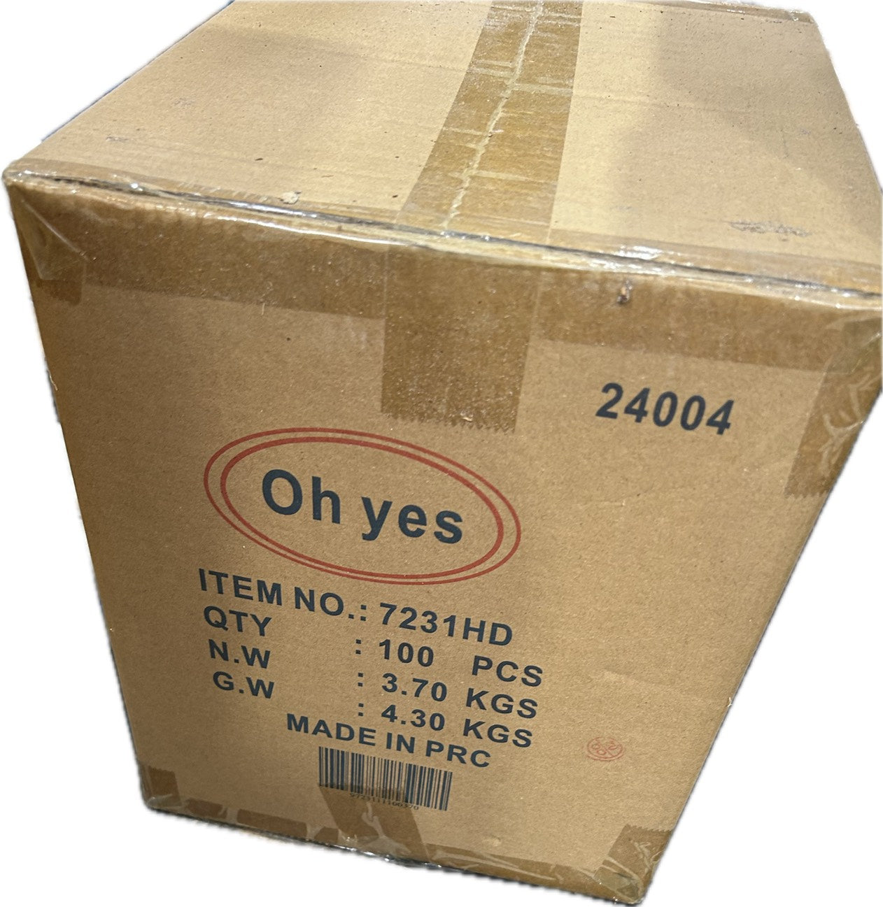7231 HD Rectangular L BASE Foil Tray 32.5x27cm*100pcs (Carton)