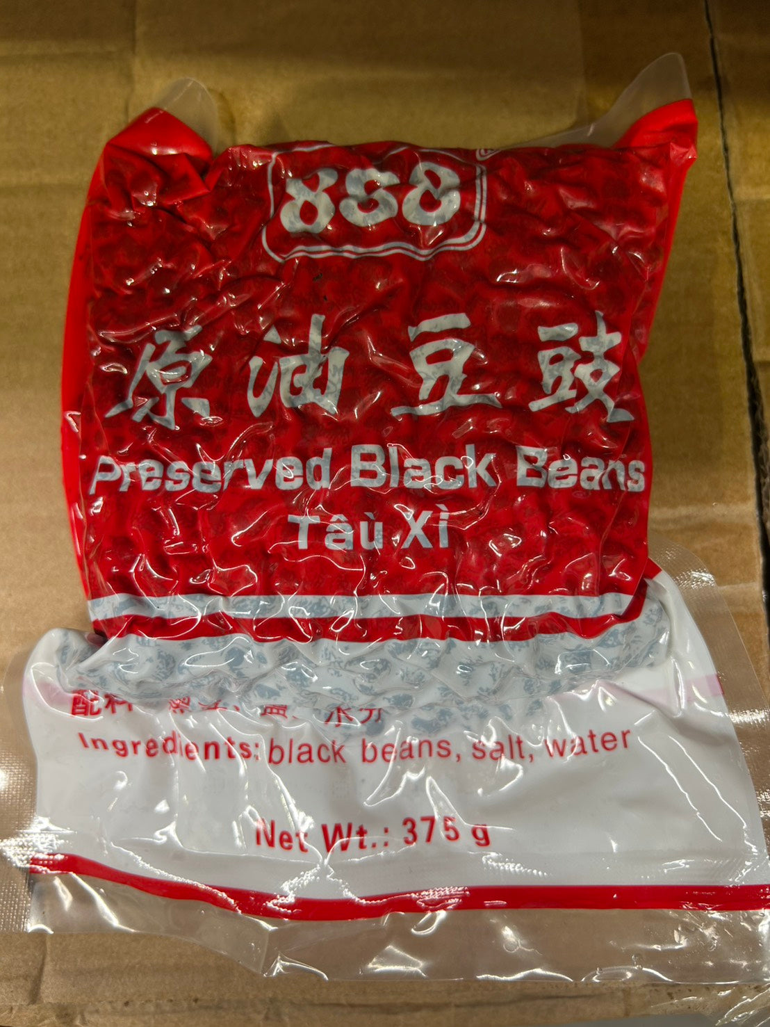 888 Salted Black Bean 375g*60