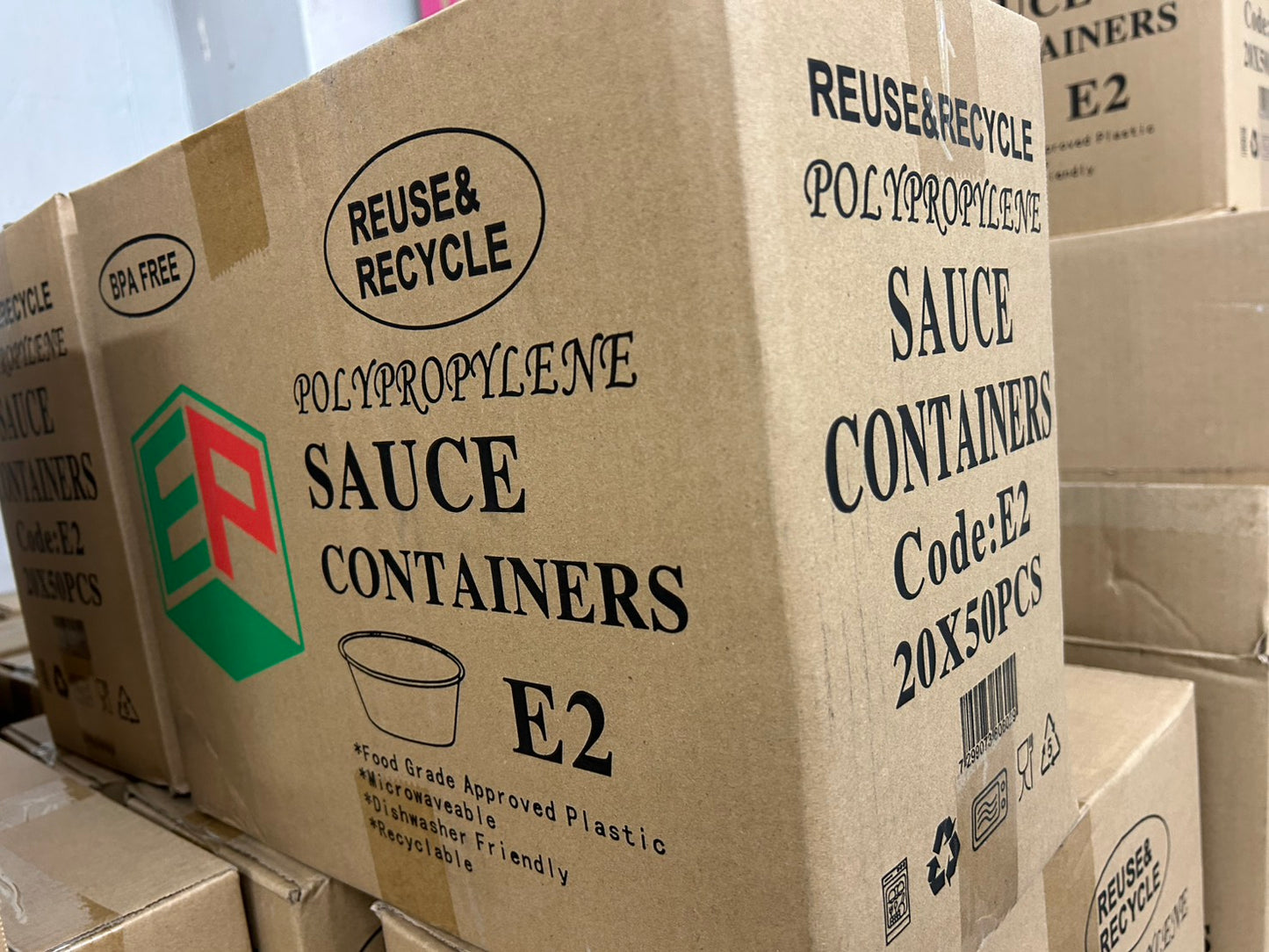 E2 (Base) Sauce Container 50pc*20