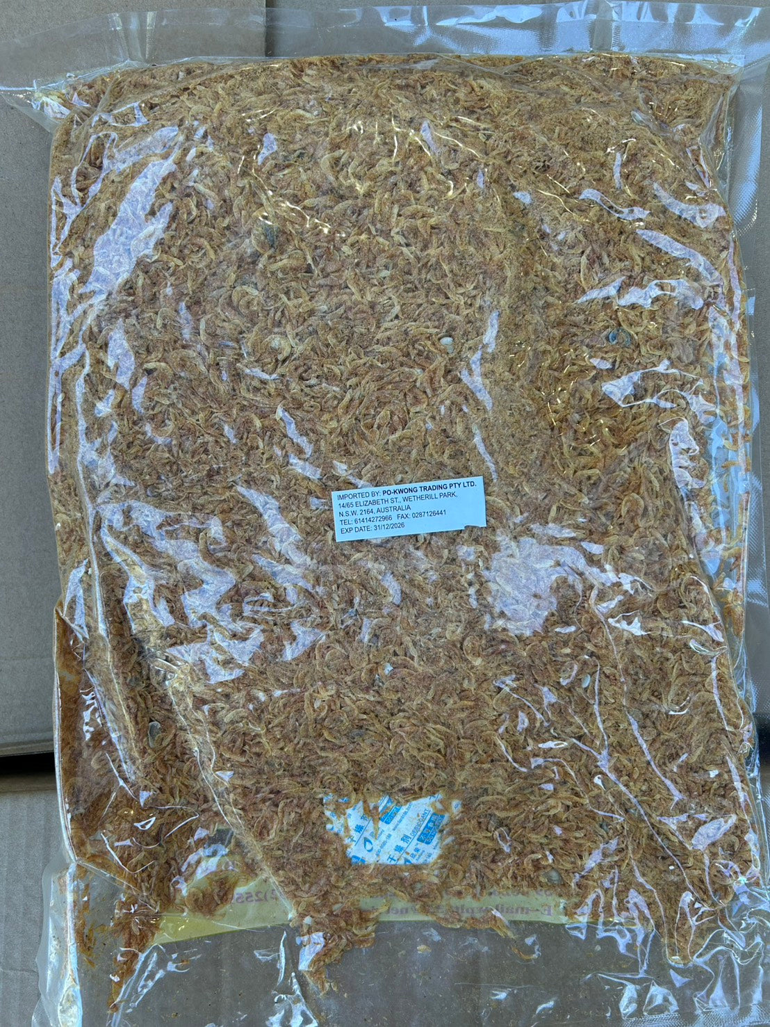 White Shrimp Shell (Dried Tiny Shrimp) 1kg*20