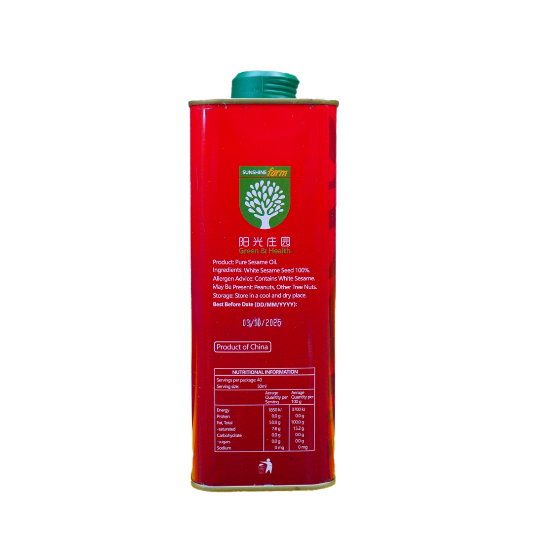 SUNSHINE Sesame Oil 2L*6