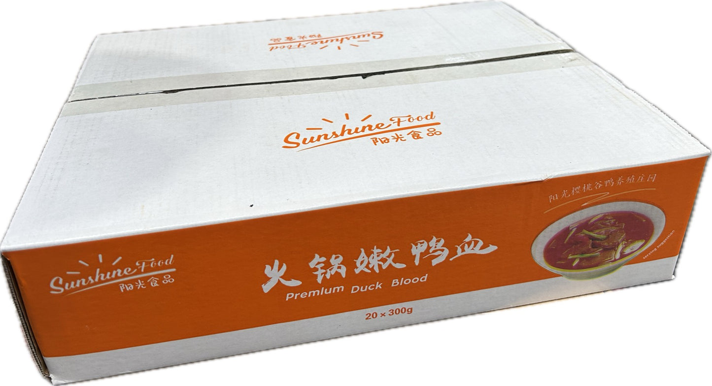 DUCK Blood (#1035) Sunshine Food 300g*20 (Carton)