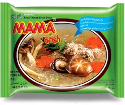 MAMA Bean Thread Clear Soup 40g*30pk*6box (วุ้นเส้นน้ำใส)