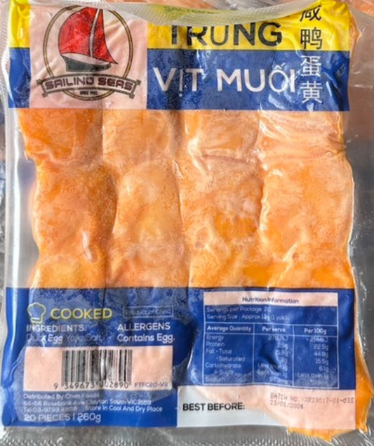 FRZ Salted Duck Egg Yolk 20pcs*40
