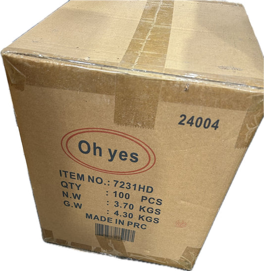 7231 HD Rectangular L BASE Foil Tray 32.5x27cm*100pcs (Carton)