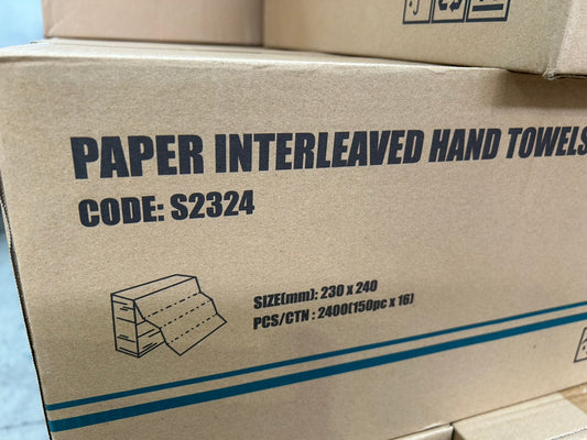 S2324 (AC-2299) Interleave Hand Towel GT 23*24cm (Carton)
