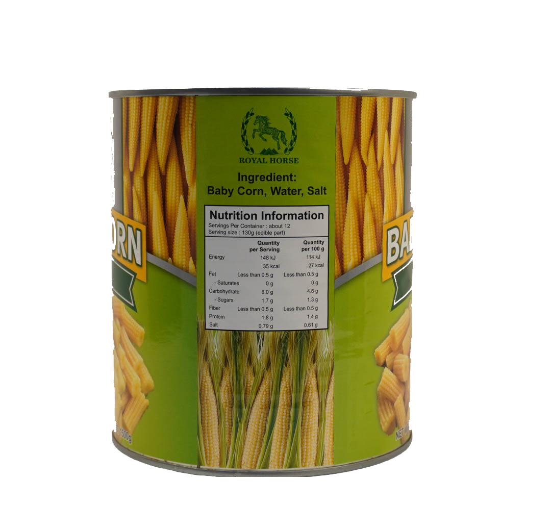 ROYAL HORSE (cut) baby corn 2.95kg*6