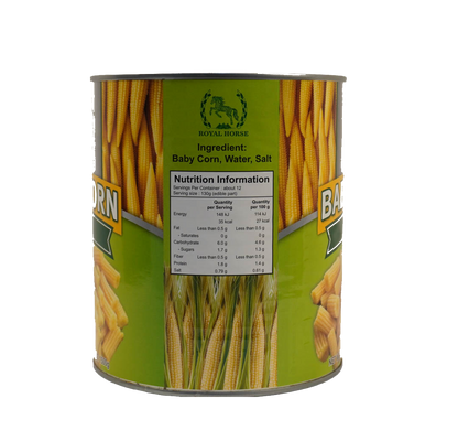 ROYAL HORSE (cut) baby corn 2.95kg*6