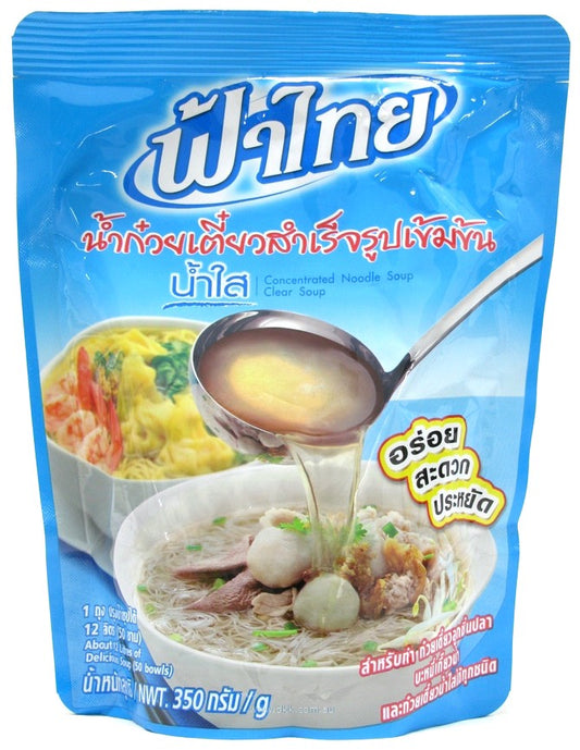 (Blue) Fa Thai Noodle Soup-Clear Soup 350g*(6pcs/pack)(Pack Size)