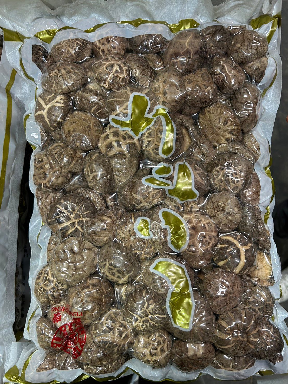 Tea Flower Mushroom Whole [White+Gold pack] 1kg*14