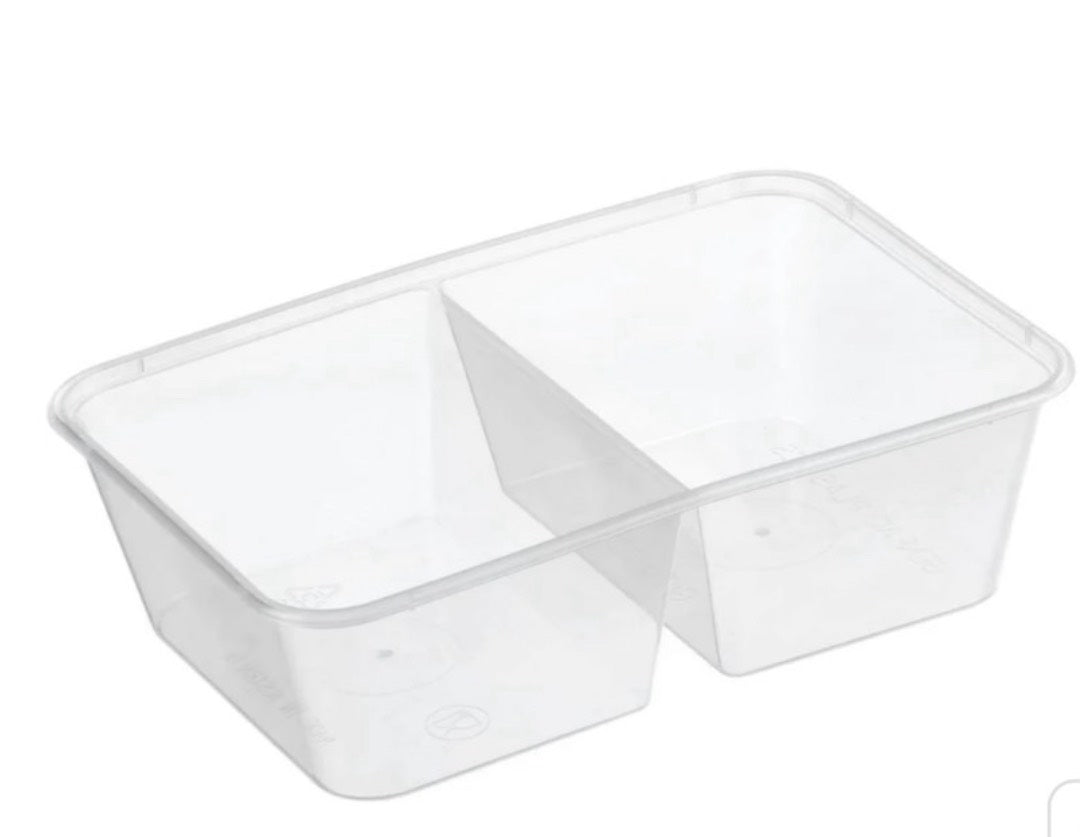 TLT 800 Container Two Compartment Base 50pc*10 (Carton)
