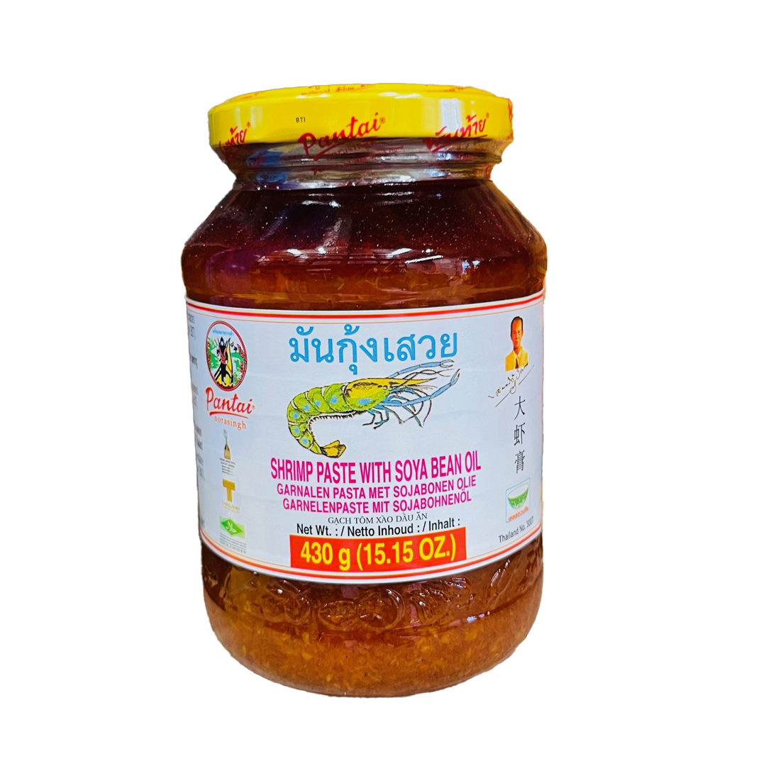 PANTAI Shrimp Paste with Soybean Oil(Yellow lid) 430g*24
