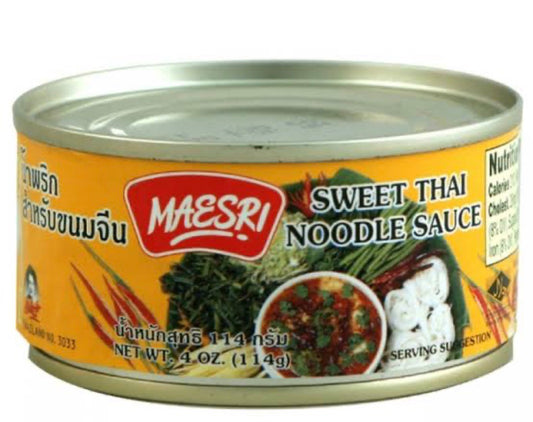 MAESRI (Namprik) Sweet Thai Noodle Sauce 114g*48