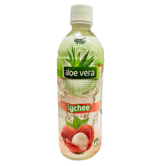 GREEN TIME Aloe Vera Lychee 490ml*24 (Carton)
