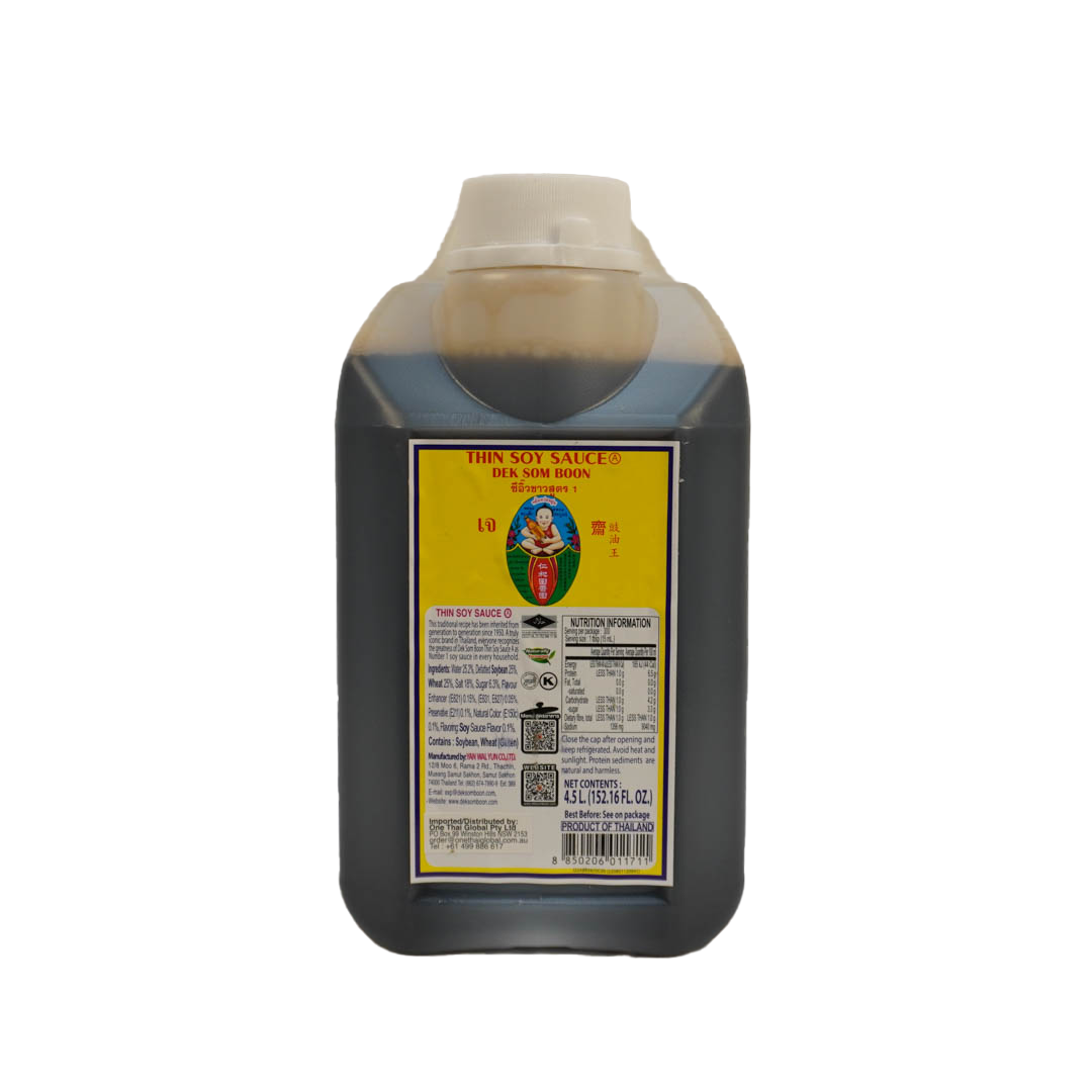 HEALTHY BOY Thin Soy Sauce F1 4.5Ltr*3