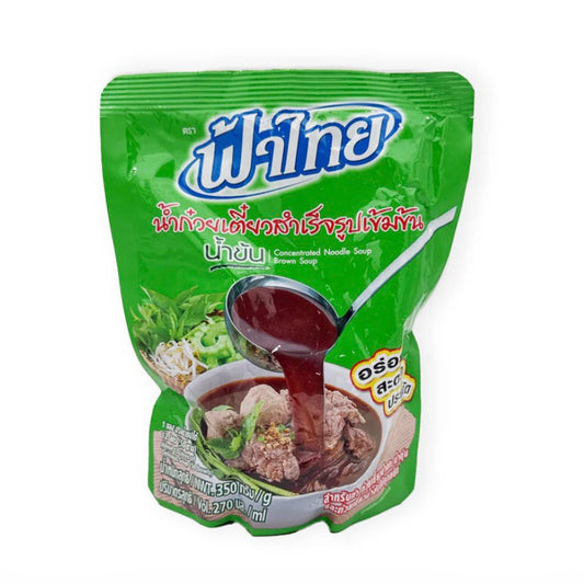 (Green) Fa Thai Noodle Soup-Brown Soup 350g*(6pcs/pack)(Pack Size)