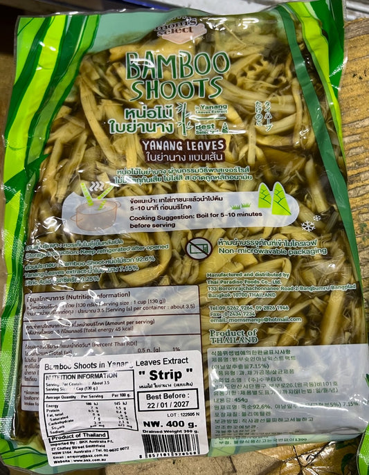 Bamboo Shoot w Yanang (Strip) Mom's Select 400g*24