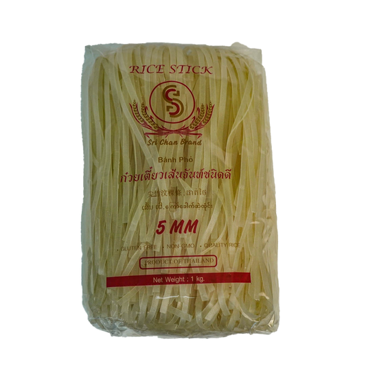 SRICHAN Rice Sticks 5mm (FOLD) 1KG*12