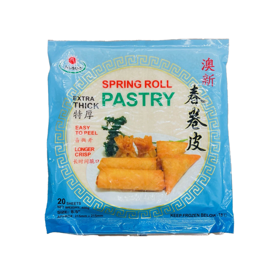 AUSUN FRZ 8.5" Extra THICK Spring Roll Pastry 400g*30 (Carton)