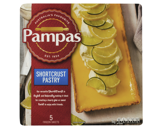 PAMPAS FRZ Pastry Shortcrust 1kg*12