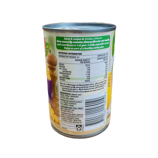 EDGEL Creamed Corn 420g*15 (Carton)