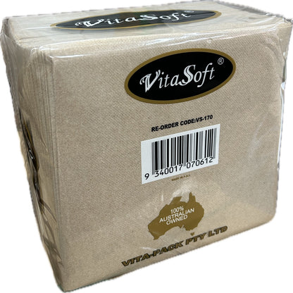 Dinner Napkin GT 1/4Fold (Brown) Vita Soft 100pc*10 (For Oops Modern)