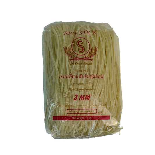 SRICHAN Rice Sticks 3mm (FOLD) 1KG*12