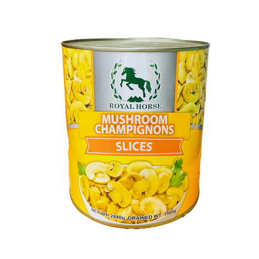 ROYAL HORSE Mushroom Champignons (Sliced) 2.84kg*6
