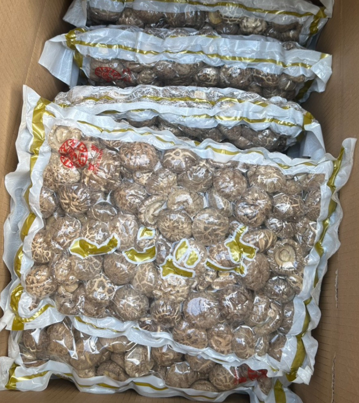 Tea Flower Mushroom Whole [White+Gold pack] 1kg*14