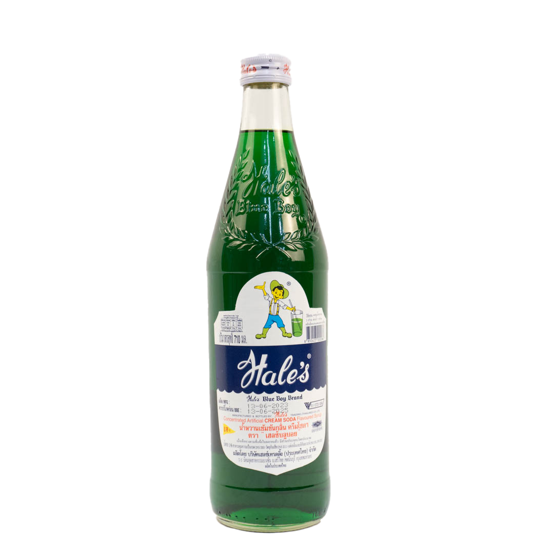 HALES BLUE BOY  Cream Soda Syrup (GREEN) 710ml*12