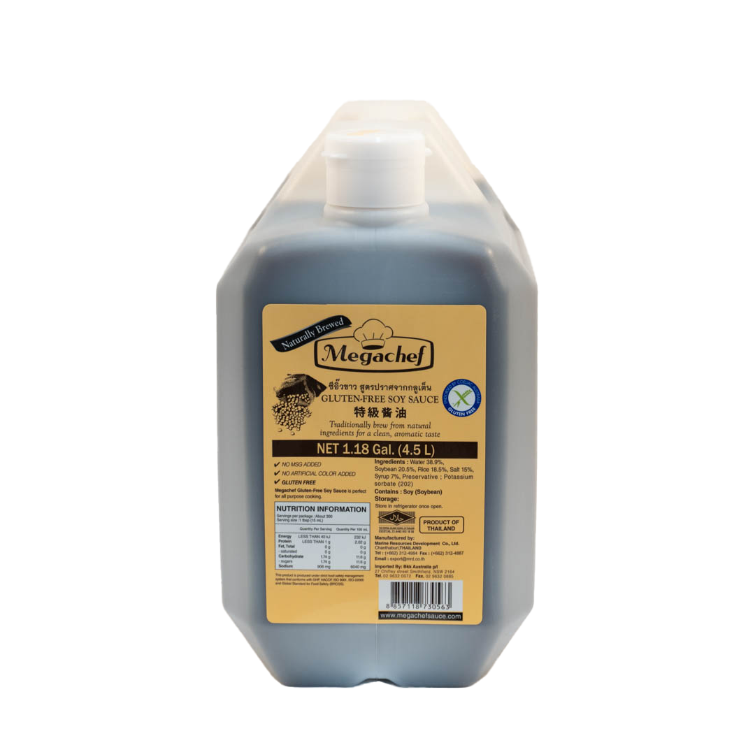 MEGACHEF Soy Sauce (GF) 4.5Litre*3