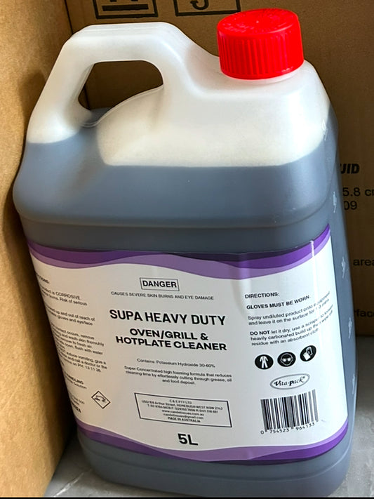 SUPA Heavy Duty Oven/Grill Cleaner 5L