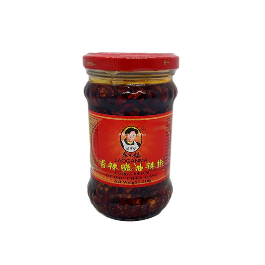 LAO GAN MA (210g) HOT PEPPER CONDIMENT 香辣脆 *24