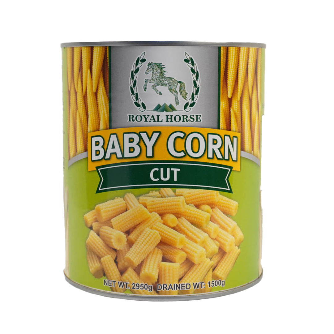 ROYAL HORSE (cut) baby corn 2.95kg*6