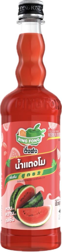 DING FONG Watermelon Syrup 760ml*12 (CTN)