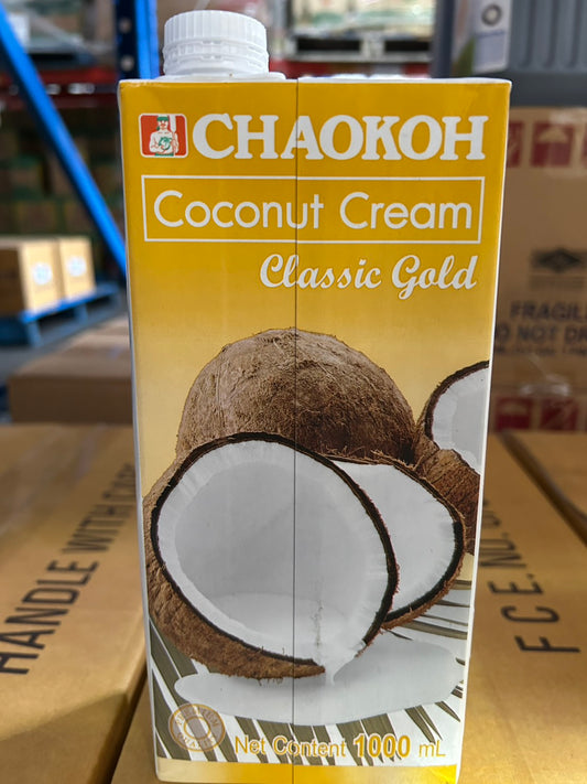 CHAO KOH Coconut Cream (GOLD) 1Ltr*12 (Carton)