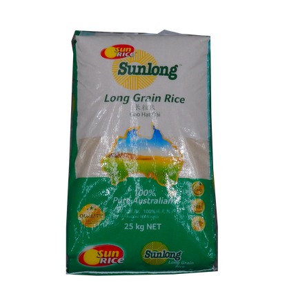 SUNLONG Long Grain Rice 25KG