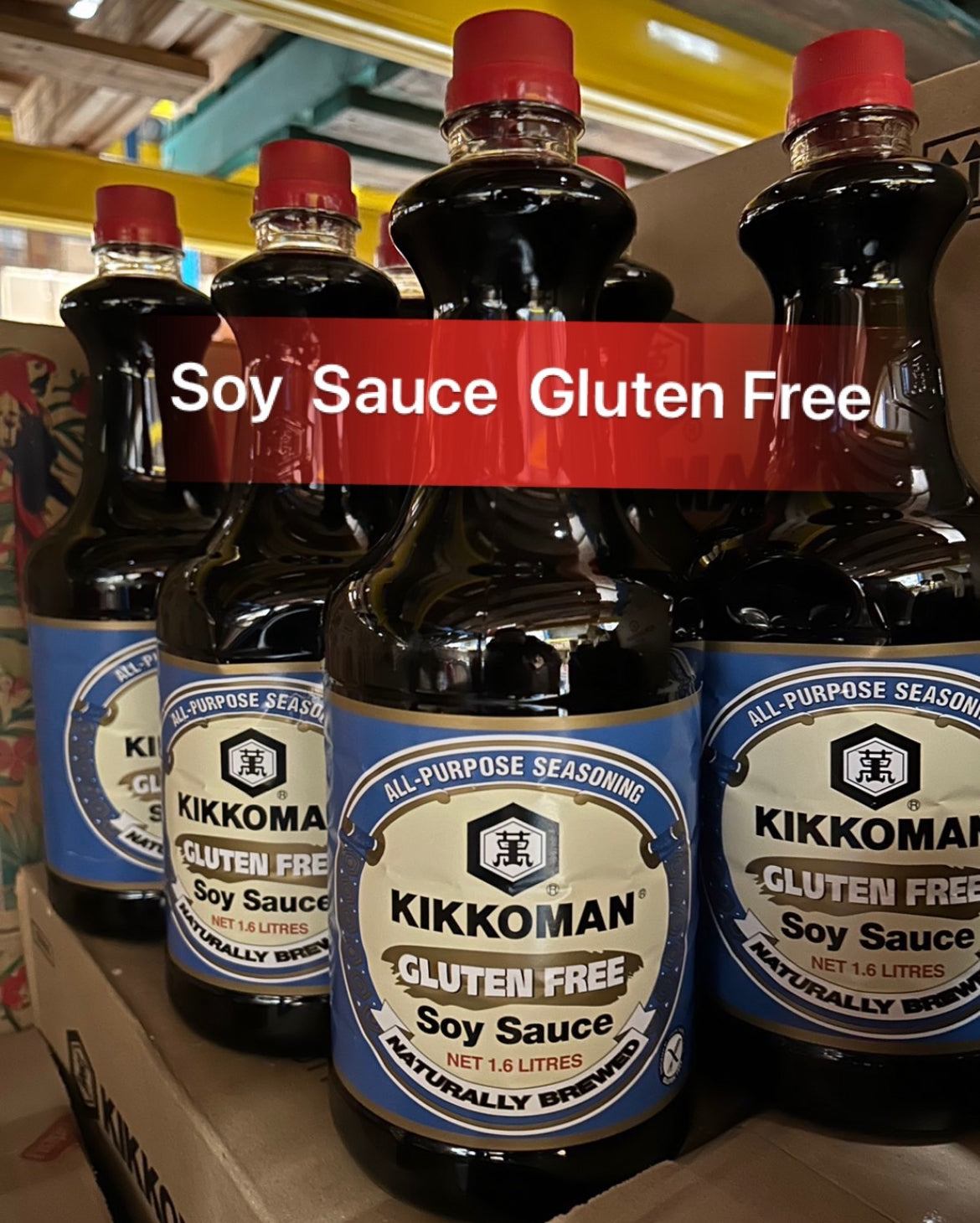 Soy Sauce Gluten Free KIKKOMAN 1.6L*6