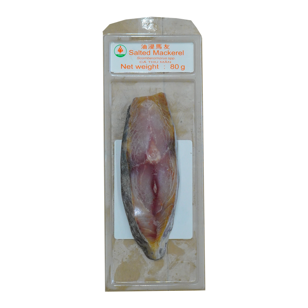 Frozen Salted Mackerel (Pla-Kem) 80g*50