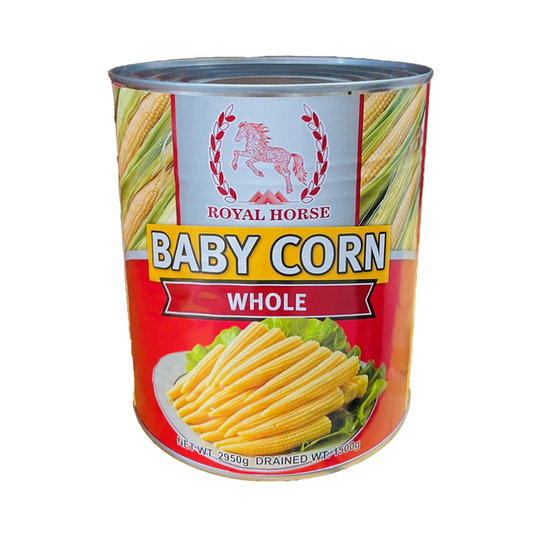 ROYAL HORSE Baby Corn (WHOLE) 2.95kg*6
