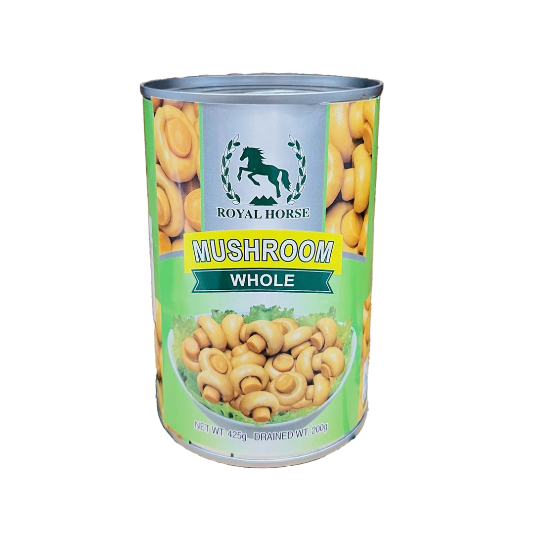 ROYAL HORSE Champignons (Whole) 425g*24 (Carton)