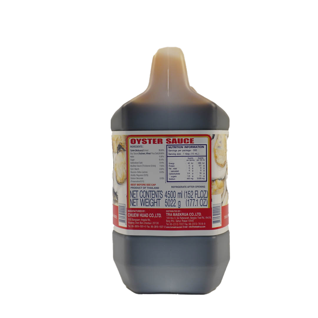 MAE KRUA Oyster Sauce  4.5Ltr*3